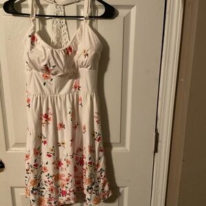 Floral White Sundress